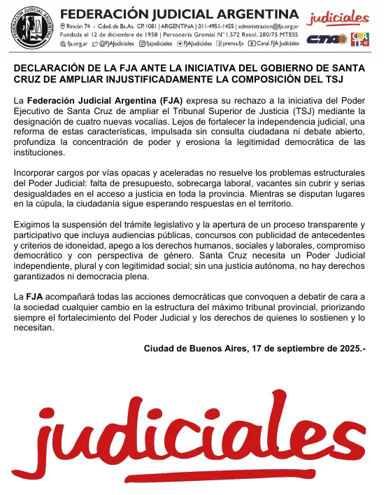 FEDERACIÓN JUDICIAL ARGENTINA