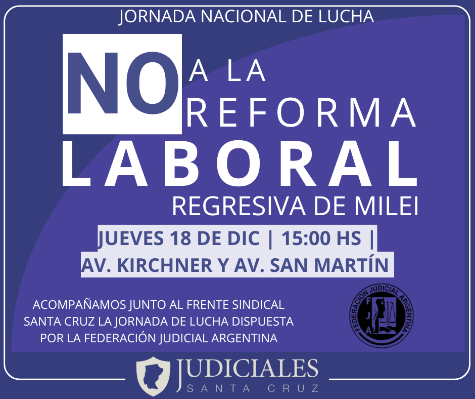 Acompañamos la Jornada de Lucha